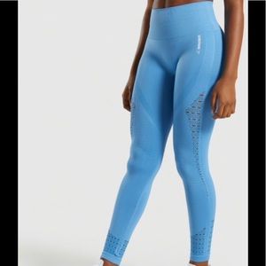 NWT Malibu Blue Gymshark Energy Seamless Leggings